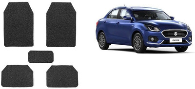 Autofetch Rubber Standard Mat For  Maruti Suzuki Swift Dzire(Black)