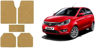 Autofetch Rubber Standard Mat For  Tata Bolt(Beige)