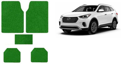 Autofetch Rubber Standard Mat For  Hyundai Sonata Fluidic(Green)