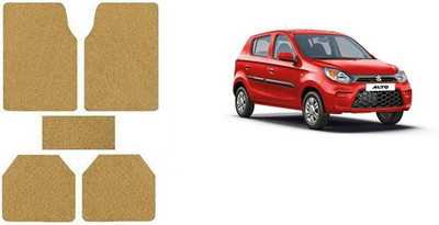 Autofetch Rubber Standard Mat For  Maruti Suzuki Alto(Beige)