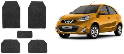 Autofetch Rubber Standard Mat For  Nissan Micra(Black)