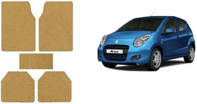 Autofetch Rubber Standard Mat For  Maruti Suzuki A-Star(Beige)
