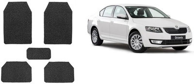 Autofetch Rubber Standard Mat For  Skoda Octavia(Black)