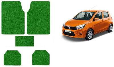 Autofetch Rubber Standard Mat For  Maruti Suzuki Celerio(Green)