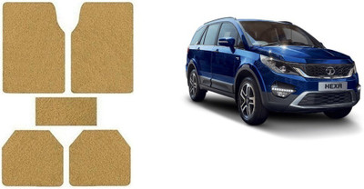 Autofetch Rubber Standard Mat For  Tata Hexa(Beige)