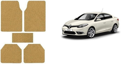 Autofetch Rubber Standard Mat For  Renault Fluence(Beige)
