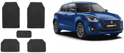 Autofetch Rubber Standard Mat For  Maruti Suzuki Swift(Black)
