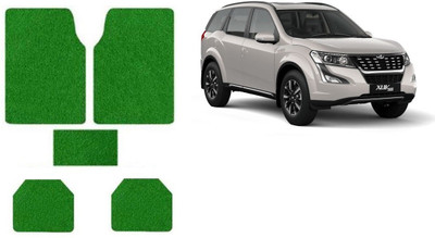 Autofetch Rubber Standard Mat For  Mahindra XUV(Green)