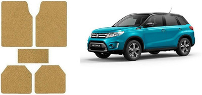 Autofetch Rubber Standard Mat For  Maruti Suzuki Vitara(Beige)