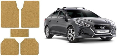 Autofetch Rubber Standard Mat For  Hyundai Sonata(Beige)