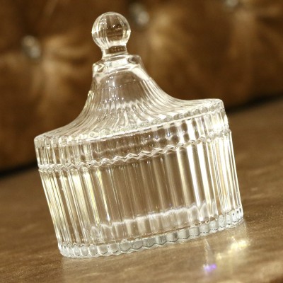 1st Time Glass Cookie Jar  - 250 ml(Clear)