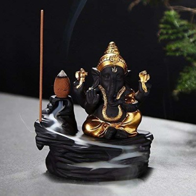 Handicrafts villa Polyresin Incense Holder(Gold)