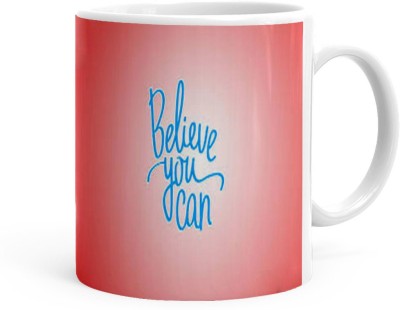 Kesri Gifts Believe You Can Theme(kg-jan-13148P) Ceramic Coffee Mug(325 ml)