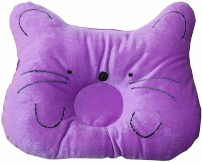 Kidswear Cotton Animals Sleeping Pillow Pack of 1(Purple)