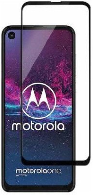 Azra Edge To Edge Tempered Glass for Motorola One Action(Pack of 1)