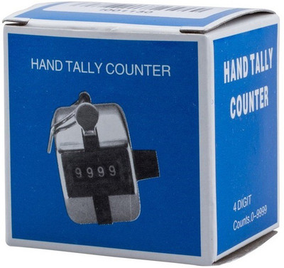 Voltegic ® Budgetizer Hand Pitch Tally Counter Clicker Analog Tally Counter(Silver Pack of 1)