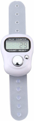 RHONNIUM ™ Counter LCD Electronic Digit Finger Ring Digital Tally Counter Digital Tally Counter(White Pack of 1)