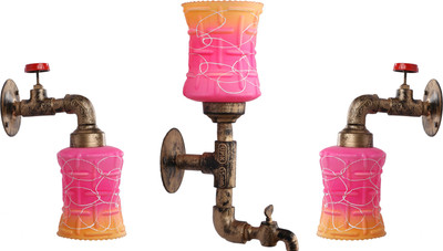 1st Time Uplight Wall Lamp Without Bulb(Pack of 3)