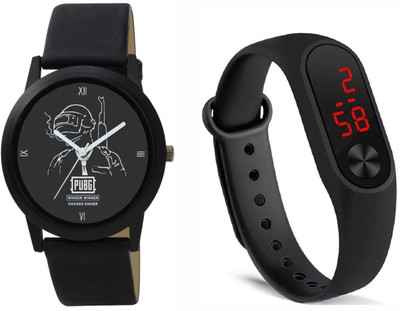 R And P Creation Stylish Professional Band Digital Watch  - For Men