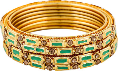 AASTAA Brass Gold-plated Bangle Set