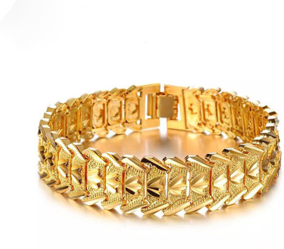 YELLOW CHIMES Copper Gold-plated Charm Bracelet