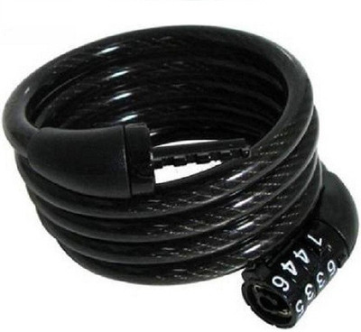 Mobfest Cycle Wire Lock(Numerical)Black-LA Cycle Lock