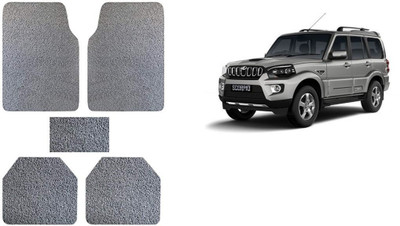 Autofetch Rubber Standard Mat For  Mahindra New Scorpio(Grey)