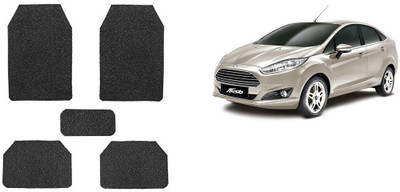 Autofetch Rubber Standard Mat For  Ford New Fiesta(Black)