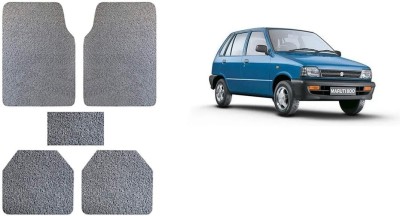 Autofetch Rubber Standard Mat For  Maruti Suzuki 800(Grey)