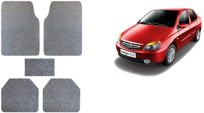 Autofetch Rubber Standard Mat For  Tata Indigo CS(Grey)
