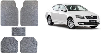 Autofetch Rubber Standard Mat For  Skoda Octavia(Grey)