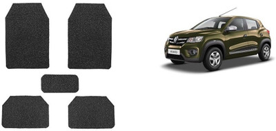 Autofetch Rubber Standard Mat For  Renault Kwid(Black)