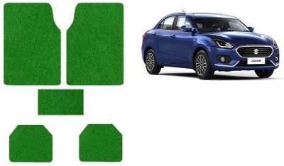 Autofetch Rubber Standard Mat For  Maruti Suzuki Swift Dzire(Green)