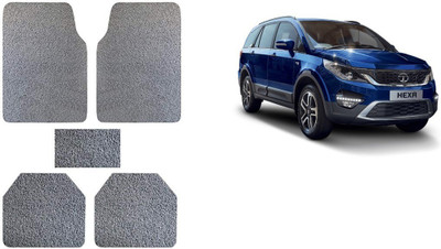 Autofetch Rubber Standard Mat For  Tata Hexa(Grey)