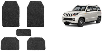 Autofetch Rubber Standard Mat For  Mahindra TUV-300(Black)