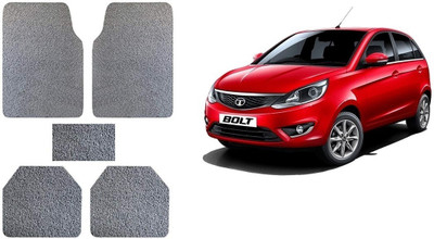 Autofetch Rubber Standard Mat For  Tata Bolt(Grey)