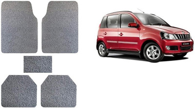 Autofetch Rubber Standard Mat For  Mahindra Quanto(Grey)