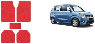 Autofetch Rubber Standard Mat For  Maruti Suzuki WagonR(Red)
