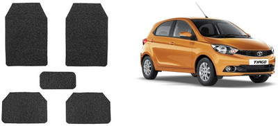 Autofetch Rubber Standard Mat For  Tata Tiago(Black)