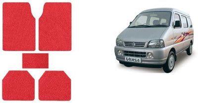 Autofetch Rubber Standard Mat For  Maruti Suzuki Versa(Red)