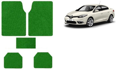 Autofetch Rubber Standard Mat For  Renault Fluence(Green)