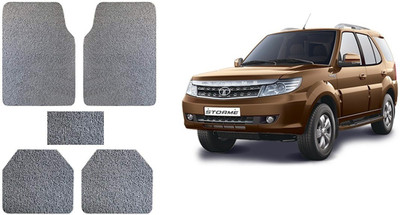 Autofetch Rubber Standard Mat For  Tata Safari Storme(Grey)