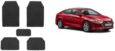 Autofetch Rubber Standard Mat For  Hyundai Elantra(Black)
