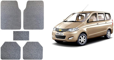 Autofetch Rubber Standard Mat For  Chevrolet Enjoy(Grey)