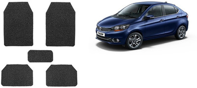 Autofetch Rubber Standard Mat For  Tata Tigor(Black)