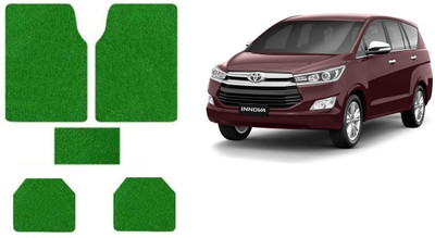 Autofetch Rubber Standard Mat For  Toyota Innova(Green)