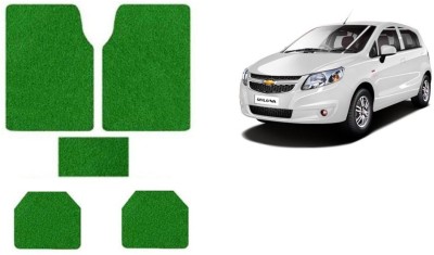 Autofetch Rubber Standard Mat For  Chevrolet Sail UVA(Green)