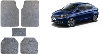 Autofetch Rubber Standard Mat For  Tata Tigor(Grey)