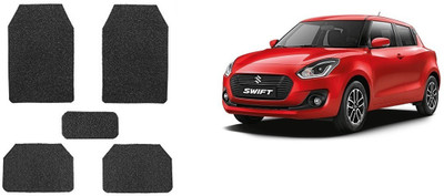 Autofetch Rubber Standard Mat For  Maruti Suzuki New Swift(Black)