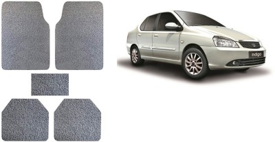 Autofetch Rubber Standard Mat For  Tata Indigo(Grey)